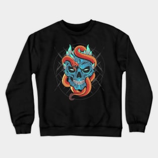 Snake Skull Crewneck Sweatshirt